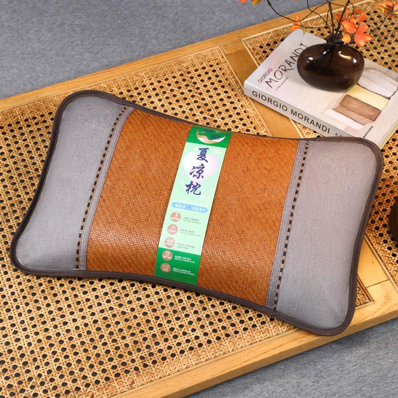 Cool Breathable Buckwheat Pillow With Removable Cover Neck Support Sleep Aid Single Bed Dorm Use