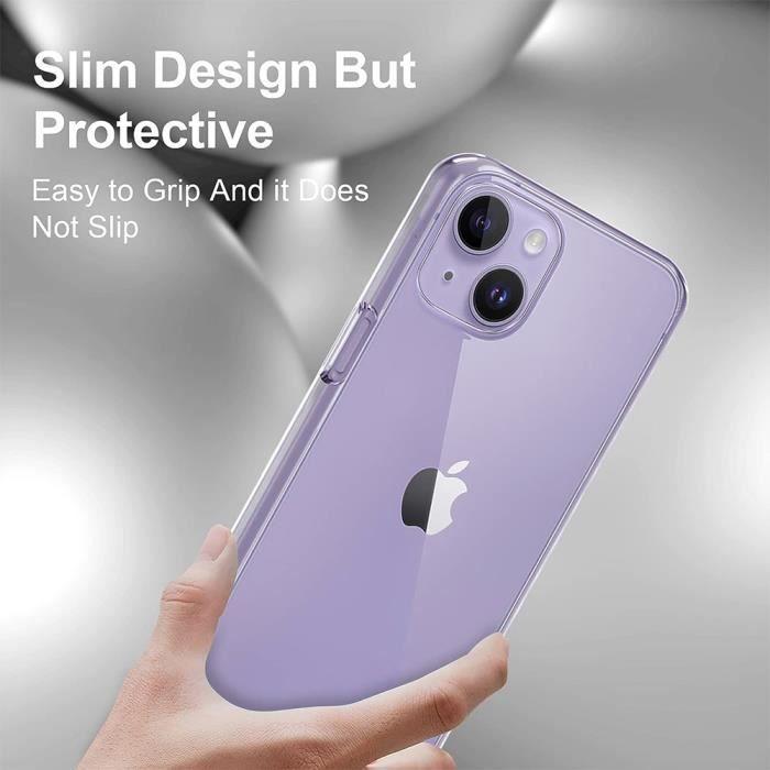 Coque de Protection - BOOLING - pour iPhone 15 Plus - Transparente Antidérapante Ultra Slim