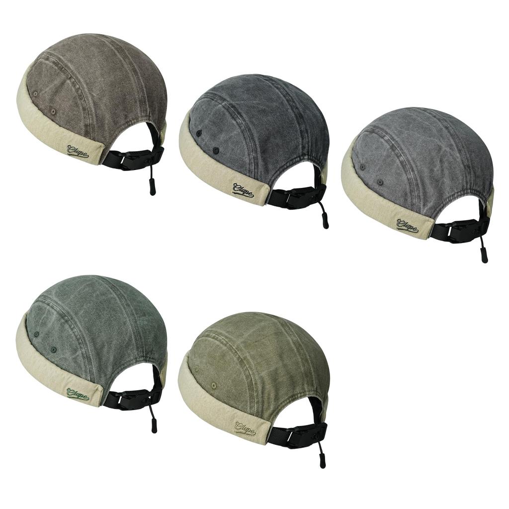 Кепка-ролл из хлопка без козырька, стильная круглая шапка, модная шляпа, шапка рыбака, форма, легкая, унисекс, для улицы, кепка, без козырька, мужская (Зеленый,