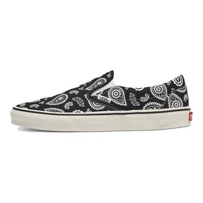 Классические слипоны Primavera Paisley — черные кроссовки унисекс VN0009Q7BMA