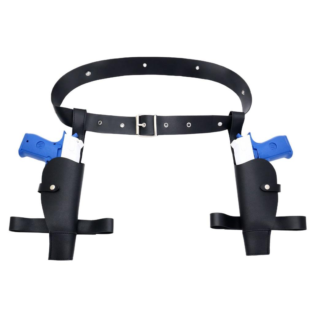 Кобура для полицейского пистолета Лауры Западный джинсовый ремень Кожаные перчатки Реквизит для косплея Аксессуары