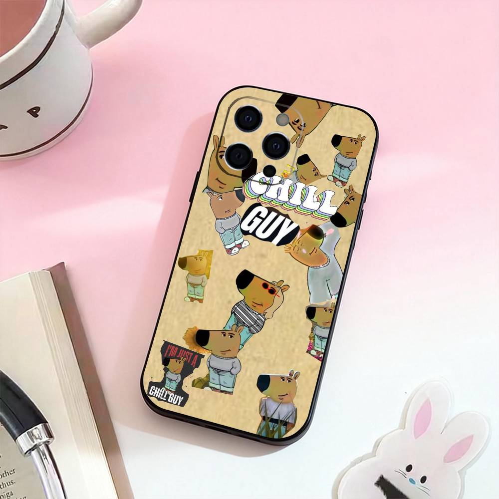 Hot C-Chill Guy  Phone Case For iPhone 17,16,15,14,13,12,11 Plus,Pro,Max,XS Silicone Soft Cover