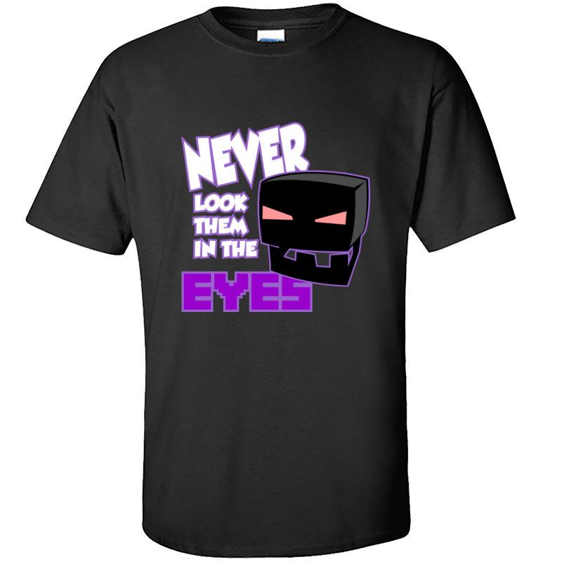 EnderUnisex Eyes Game Tshirts Funny Design New Normal Fall Tops Shirt Good Quality Birthday Tee Shirt Boy Cotton Fabric