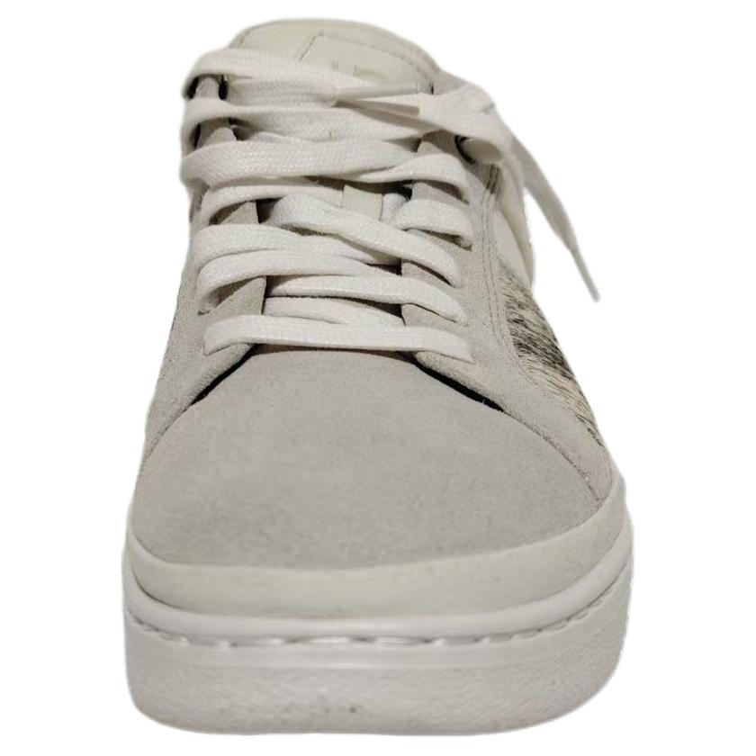 UGG Cali-Low Ii Spillseam Leather Lace-Up Round Toe Low-Top Sneakers Men Sneakers White 1094474-WHT