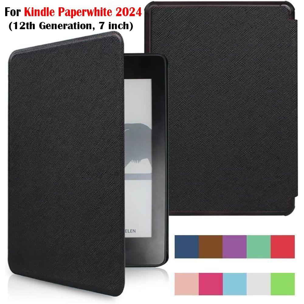 Auto Wake/Sleep eReader Case KPW6 Protective Shell for Kindle Paperwhite 2024 7 Inch (12th Gen)