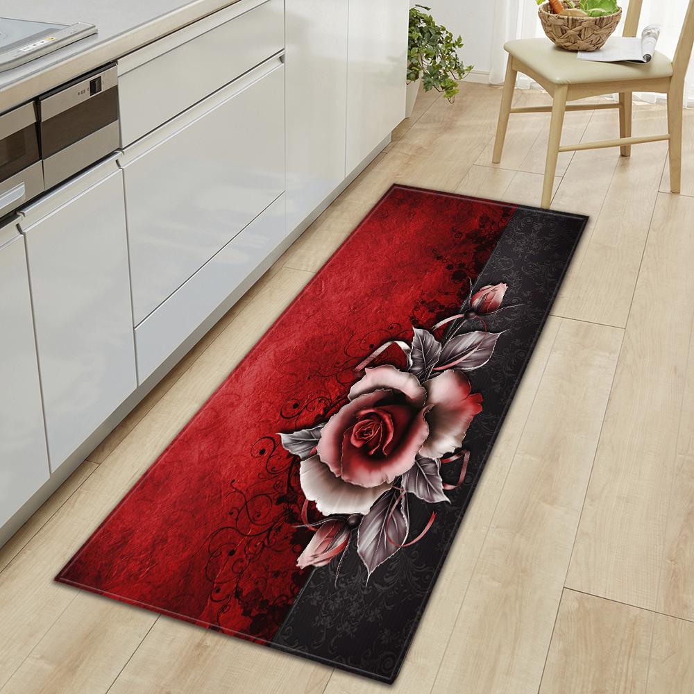 Kitchen Carpet Living Room Bedroom Floor Carpet Corridor Door Mat Door Bathroom Non-slip Floor Mat