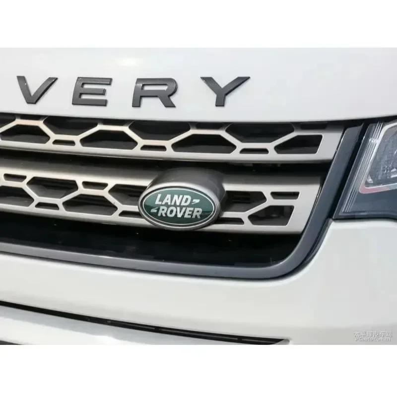 Car Front Rear Logo Emblem Stickers Steering Wheel Sticker For Land Rover Discovery 2 3 4 Range Rover Freelander SVR Velar Evoqu YU0