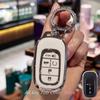 Чехол для брелока Автомобильный брелок-шнурок для Honda 2022 2023 2024 Civic Accord HR-V Pilot CR-V Чехол-защита-держатель для ключа автомобиля