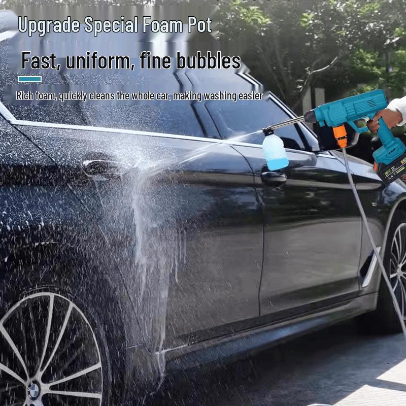 Беспроводной пистолет для мойки автомобилей высокого давления Jiashuer, штекер CN (адаптер в комплекте)
