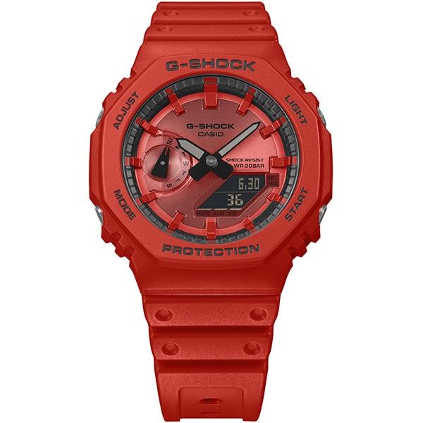 Casio G-SHOCK ICONIC RED Series GA-2100RRB-4AJF Wrist Watch for Men