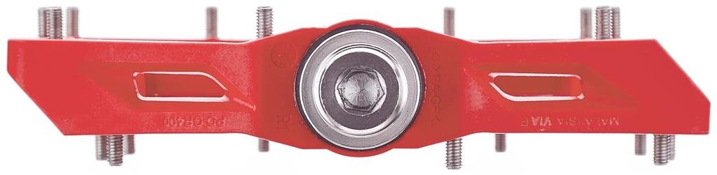 SHIMANO EPDGR400 Педали для повседневной езды по пересеченной местности, красные PD-GR400