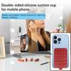 Двусторонняя присоска, силиконовые присоски для мобильных телефонов, присоска, настенная подставка, коврик, противоскользящий держатель, монтажная накладка
