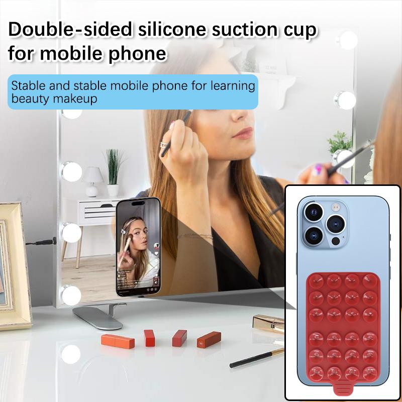 Двусторонняя присоска, силиконовые присоски для мобильных телефонов, присоска, настенная подставка, коврик, противоскользящий держатель, монтажная накладка