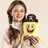 SpongeBob SquarePants Patrick Star Mermaid Man Plush Keychain Stuffed Doll Bag Pendant Cartoon Anime Gift For Friends