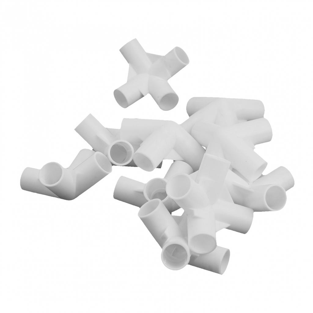 High Strength Canopy Pole Connector for Tents Wardrobes 16mm I D (10PCS)