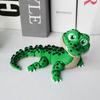 Реалистичная маленькая статуэтка-игрушка крокодила 3D-печать Игрушка Суставы Подвижный Крокодил Зоопарк Маленькое Животное Настольный Декор Детский Забавный Подарок