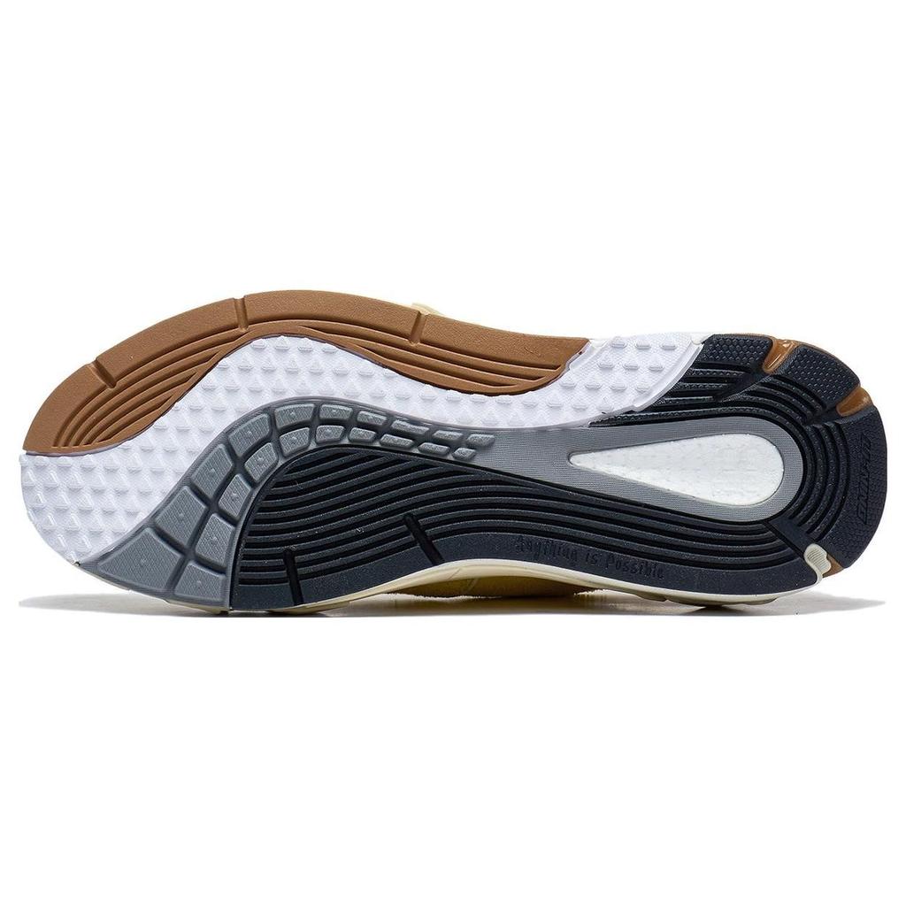 Li Ning Wu Ji Non-Slip Wear-Resistant Low-Top Casual Shoes Women Casual Shoes Berry-Yellow AZGT038-6