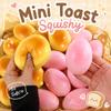 Funny Squishy Cheesecake Fidget Ball Simulated Round Bread Slow Rising Anti Stress Squeeze Toy Soft Bread Squishies Gifts