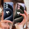 Градиентное белое сердце Для Samsung S 25 S25 Edge S25Ultra S8 S9 S10 20 U ltra S21 Pro S22 Plus S23 FE S24 Ultra Стеклянный чехол для телефона