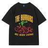 The Horrors Are Never Ending T-Shirt Men's Women's Vintage Frog and Octopus T Shirt Funny Horror Lover Gift Halloween Tee Shirts