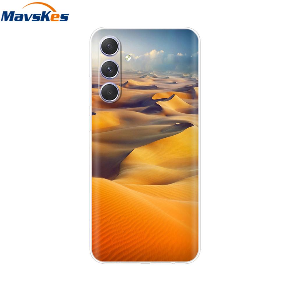 Для Samsung A55 5G Чехол GalaxyA55 Защитный Мягкий ТПУ Силиконовый Бампер Чехол Funda Coque Для Samsung Galaxy A55 Корпус Прозрачный