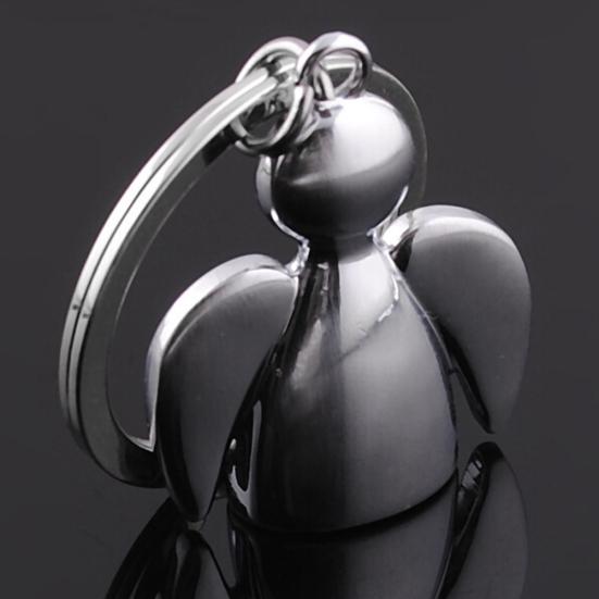 Милый металлический кулон с ангелом, брелок для ключей, брелок для мужчин и женщин, украшение на рюкзак, подарок