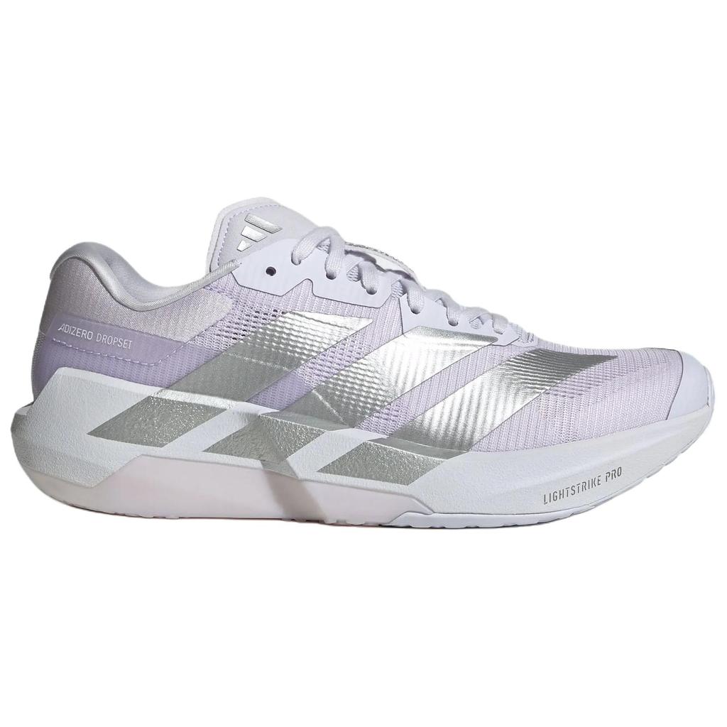 adidas Adizero Dropset Pro Тренировочные Легкие Универсальные Нескользящие Прочные Обувь для Тренировок с Отскоком Бега Женские кроссовки Светло-Фиолетовые LA3925