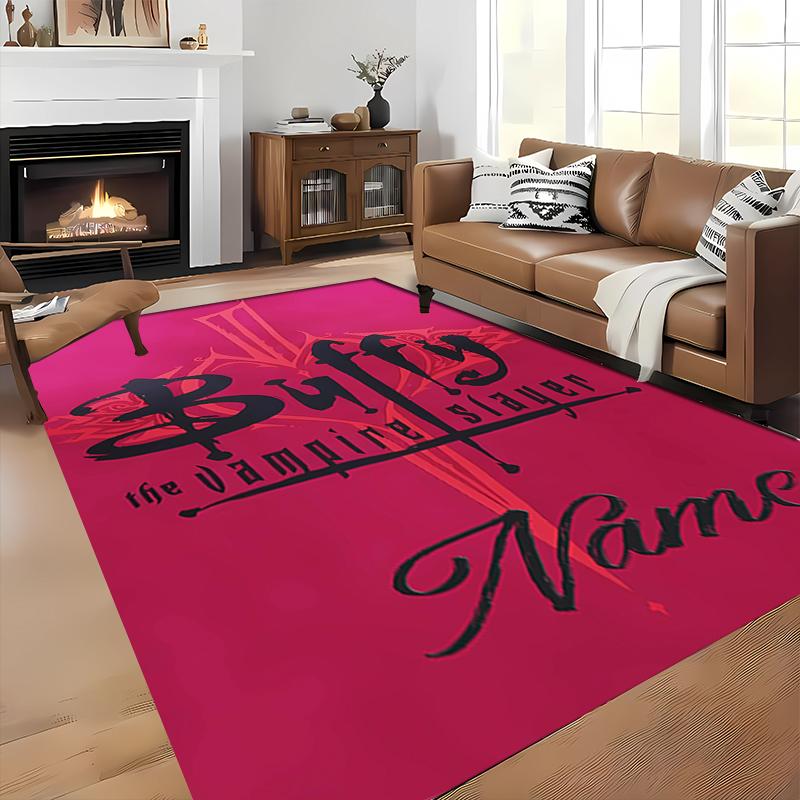 Custom personalization Buffy the Vampire Slayer Area Rug - Perfect For Kitchen, Bathroom,Laundry Room Decor Large Size Available,Gift All Seasons