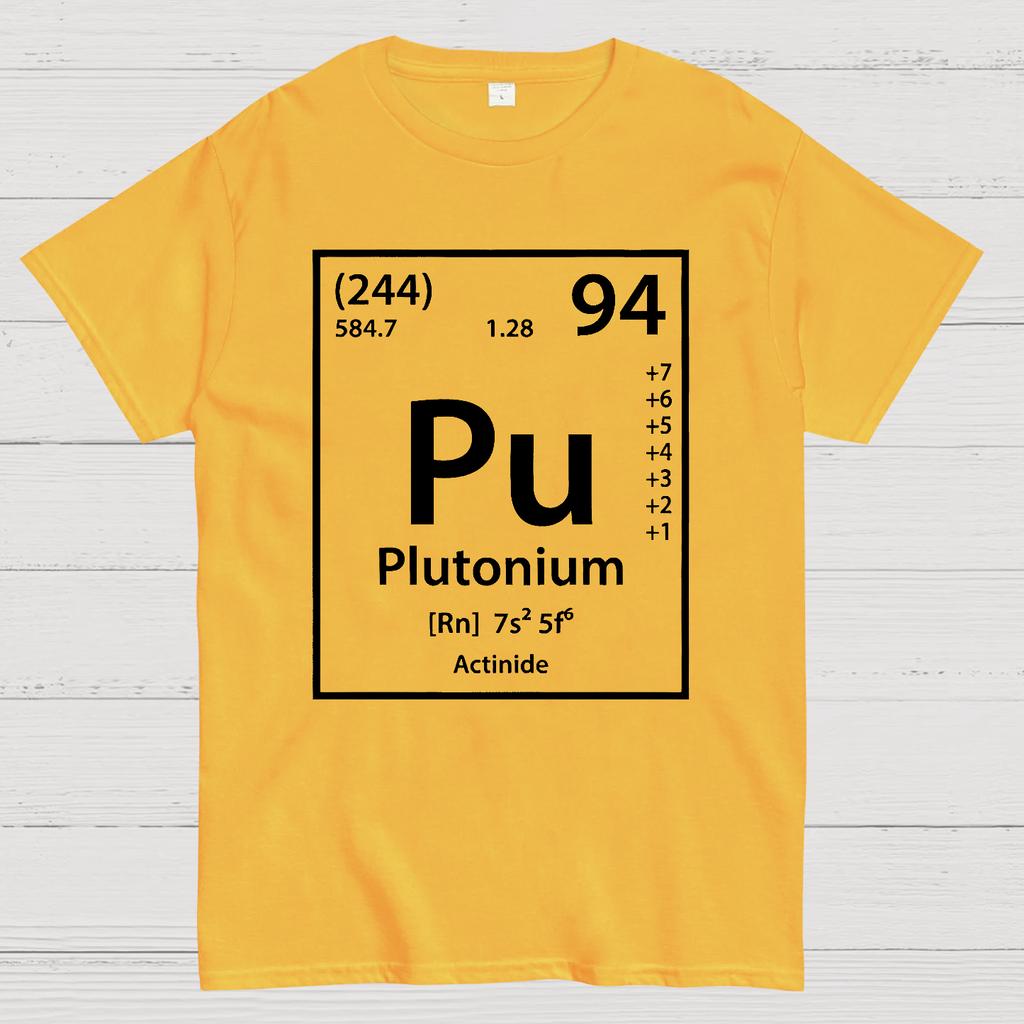 Plutonium Element Cotton Summer Casual Cool Loose T-Shirt