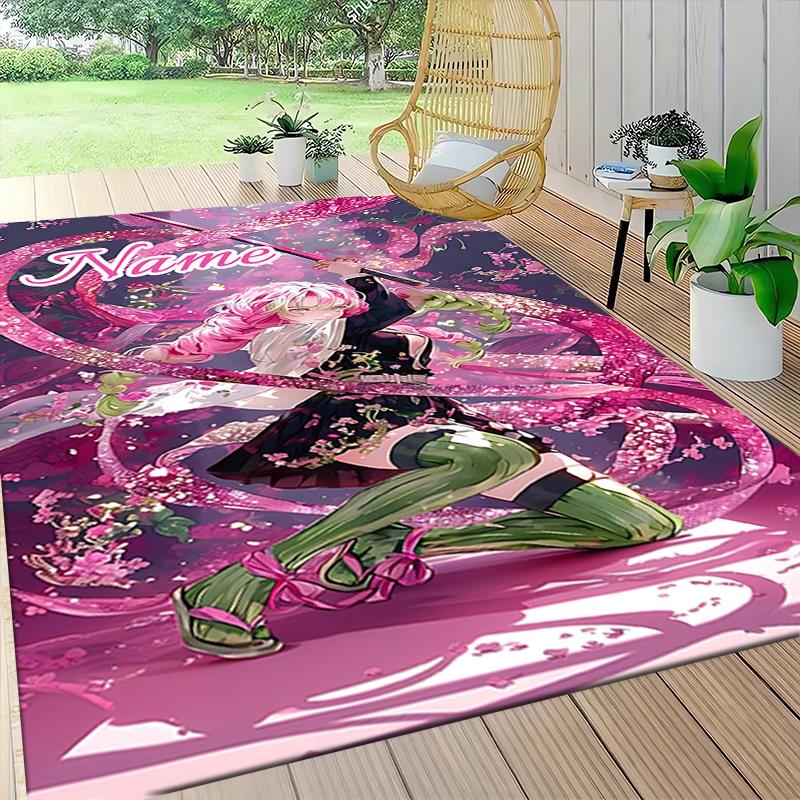 Custom Name Kansas City Chiefs Helmet Carpet Rug Customizable Soft Washable Anti-Slip Home Living Room Sofa Mats Personalized Rug. 0909425