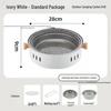 Portable Stainless Steel Charcoal Grill for Outdoor Camping, Barbecue, and Picnic