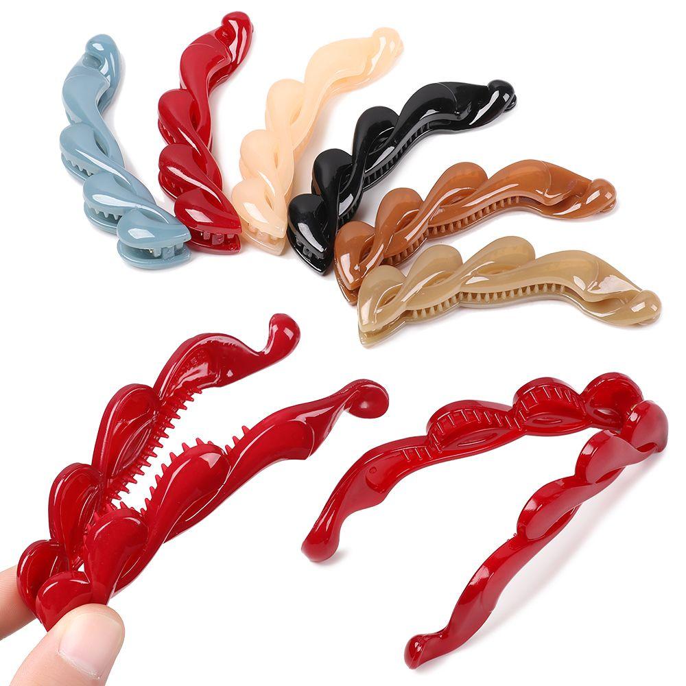 Elegant Non Slip Hair Clamps Acrylic Styling Accessories Hair Claws Banana Hair Clips Hairpins