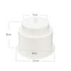 6Pcs Recessed Drop In Plastic Cup Drink Can Holder With Drain For Boat Car Marine Rv Accessories (White)