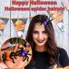2Pcs Halloween Spider Hair Clips Plush Spider Women Hairpin Halloween Party Decoration Hair Jewelry Cosplay Costume Prop