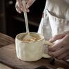 Ретро-керамическая кружка Huajianji с японской суповой ложкой