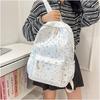 Cute Star Stylish Printed Student Backpack For Girls School And Daily Use