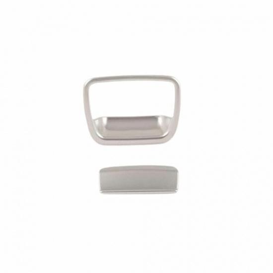 2010-2015 Trim For BMW X1 E84 Matte Silver Car Co-Pilot Storage Box Handle Panel