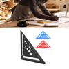 7-дюймовая треугольная линейка, метрический стропильный угольник, 90-градусная линейка, транспортир, алюминиевый сплав, деревообработка