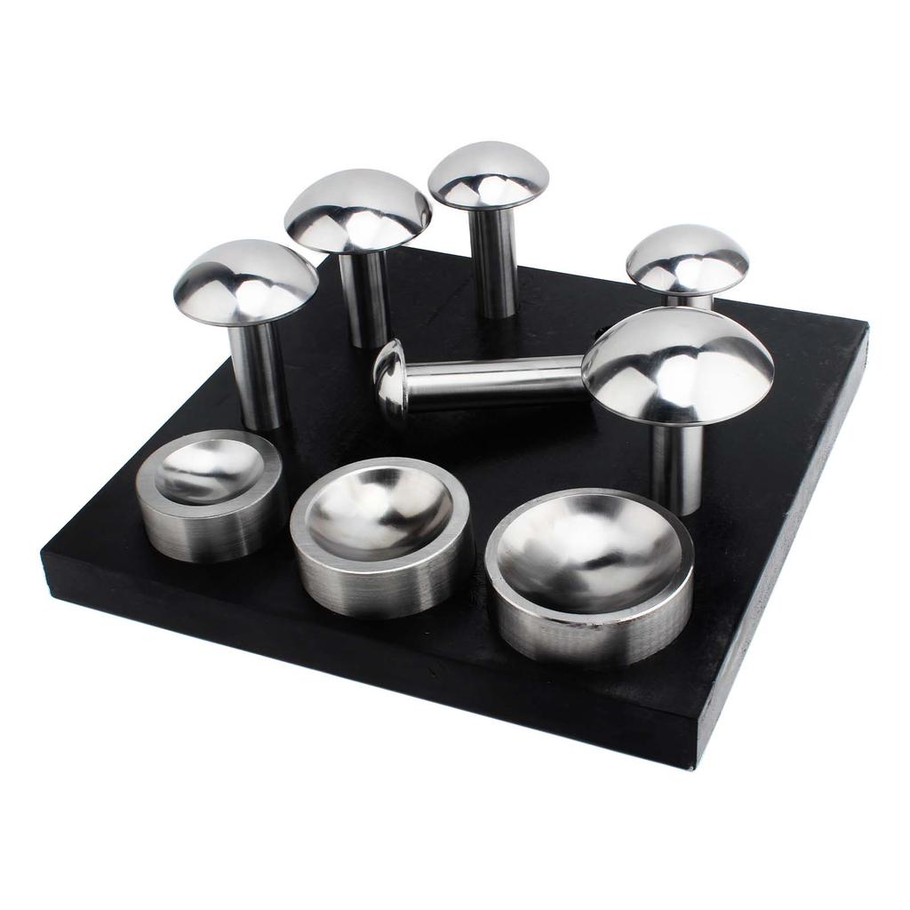 Многоцелевой набор для формовки металла из 50 предметов с блоком, наковальней и обжимным инструментом для изготовления ювелирных изделий, инструмент для формовки металла