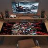 Horror Movie Series Color Mouse Pad Large Gaming Table Cushion Non-slip Laptop Tablet Big Mousepad XXL Mat Mini PC Playmat With Lock edge