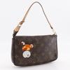 Louis Vuitton Косметичка Pochette Accessoires M51981 Панда Такаси Мураками коллаборация Косметичка Коричневая Канва Monogram Женская Б/у