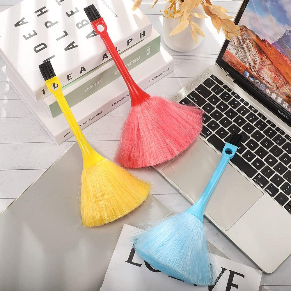 Mini Microfiber Fluffy Anti Static Desktop Cleaning Tool Laptop Cleaner Dusting Wand Keyboard Brush