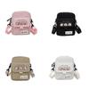 Cute Capybara Pattern Single Shoulder Bag For Girls With Large Capacity And Cartoon Design For Daily Use
