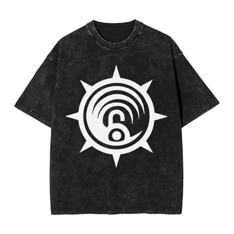 Gachiakuta Washed TShirt Unisexs Oversized YK Short Sleeve Casual Cotton TShirt Beach ONeck Loose Unisex Feamle Clothing Top Tee