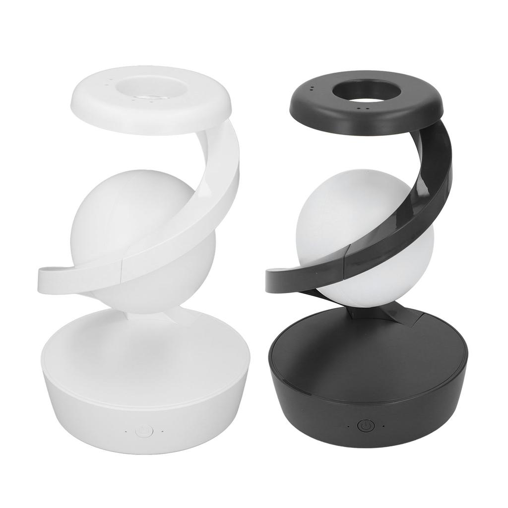 Modern Spiral Bedside Lamp Innovative 3D Visual Levitation Ball LED Table Lamp for Bedroom Living Ro