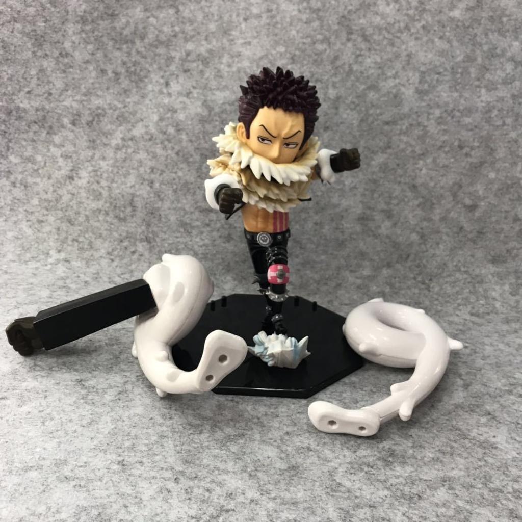 20 см Аниме Фигурка One Piece Q-версия Шарлотта Катакuri Король Художников Фигурка Действия Модель Игрушка Настольная Декорация на День Рождения Подарок