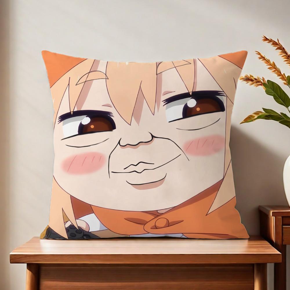 Hhimoutoo чехол на подушку Для подушки Uumaruuanime Печать Декор дивана Дом Автомобиль Комната Кофейня Офис Нордическая простота