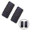 Motorcycle Front Footrest Rubber Cover Shell Foot Pedal Set Rubber For Honda Steed400 Steed600 Shadow Magna VLX400