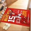 Patrick Mahomes Square rugs are a great choice for living rooms, bedrooms, home décor, and as gifts.