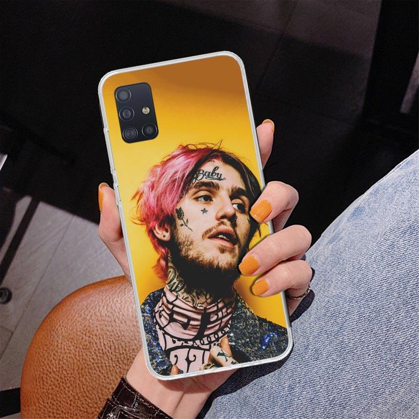 Чехол для телефона певца Lil Peep для Samsung Galaxy A52 A32 A22 A12 A51 A31 A50S A30S A20S A10S Note 20 Ultra 10 Plus S10 A72 A71 Gala